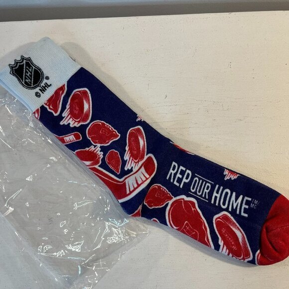 ⭐4 FOR $20⭐ Molson Canadian Men's NHL Hockey Crew Socks - One Size - Picture 2 of 3